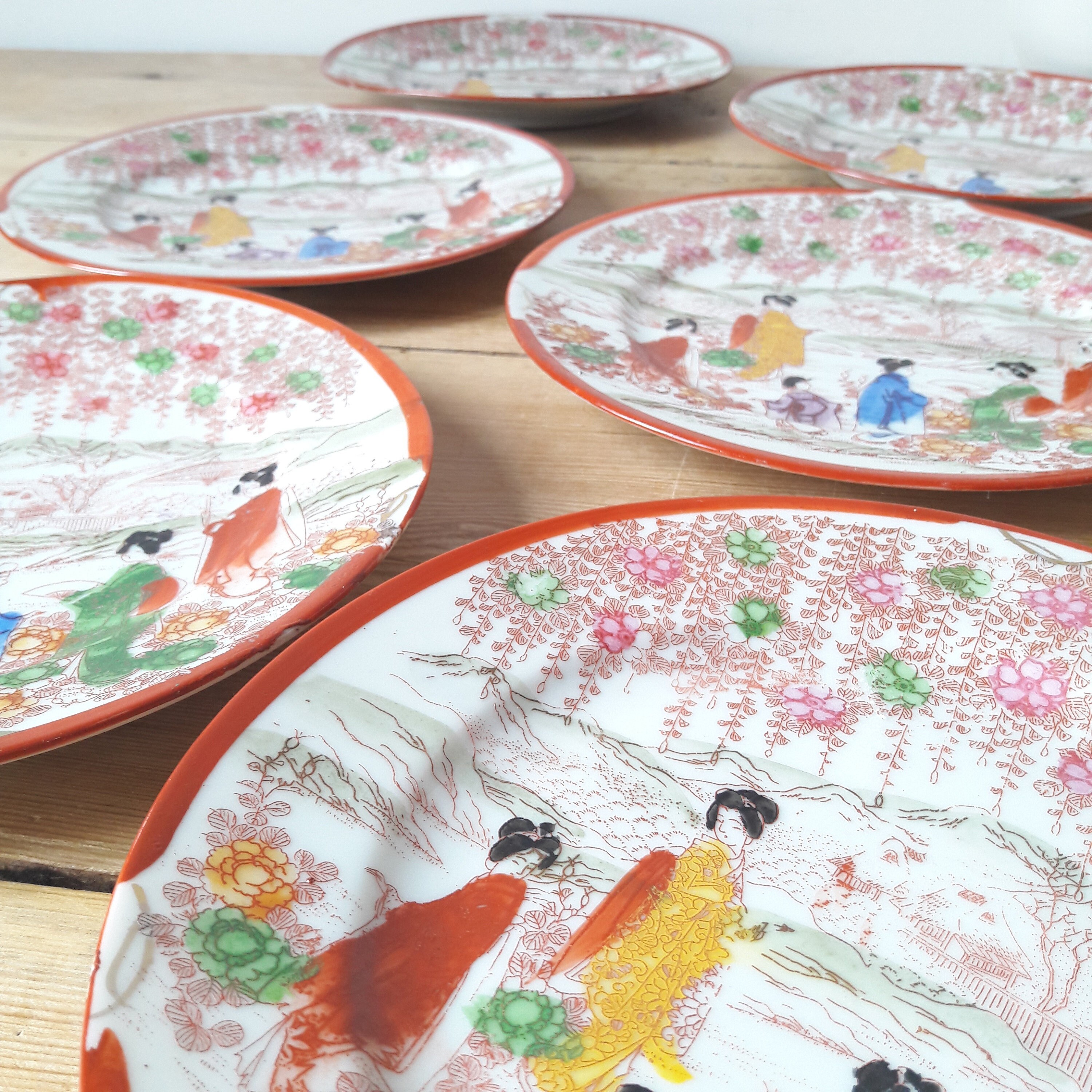assiettes Japonaises