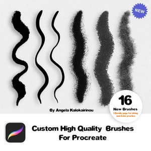 Neue hochwertige Pinsel für Procreate - iPad Pro