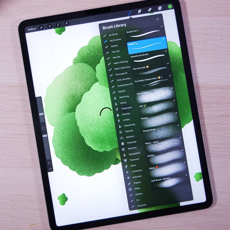 Custom High Quality Brushes for Procreate iPad Pro apple Pencil Etsy UK