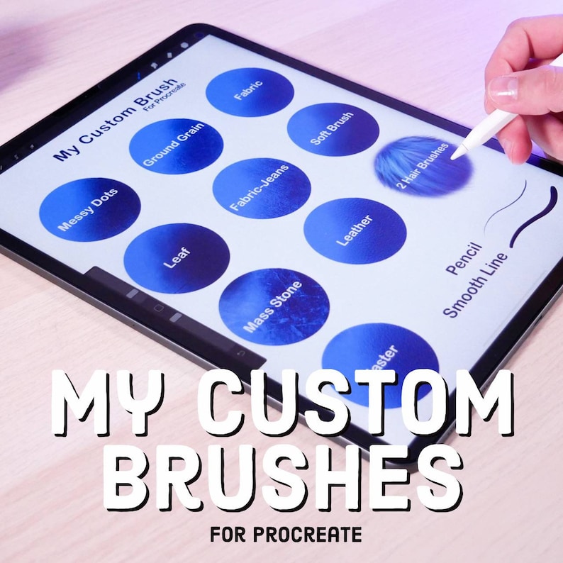Custom High Quality Brushes for Procreate iPad Pro apple Etsy UK