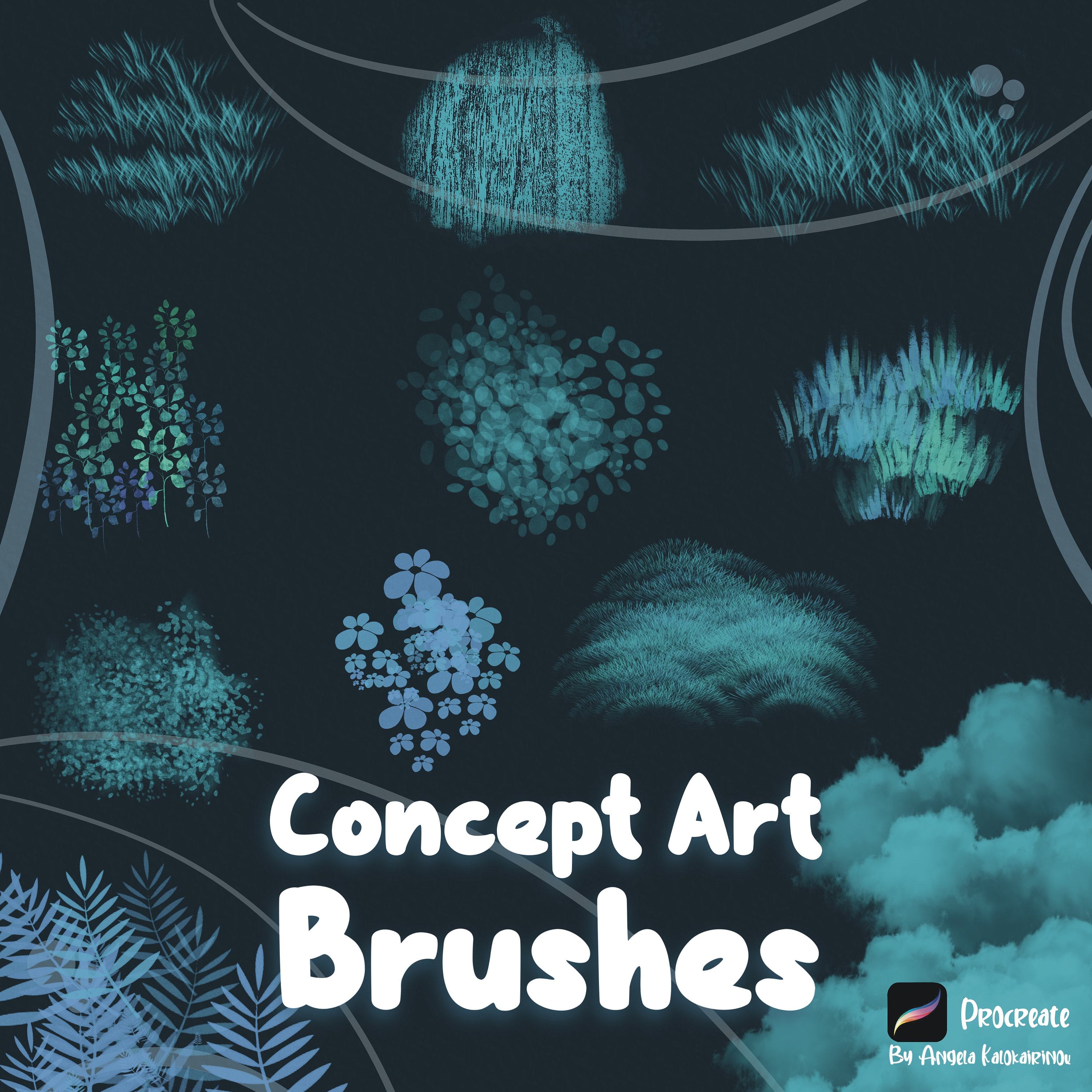 Concept Art Brushes for Procreate - Etsy