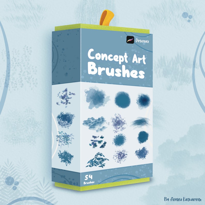 Concept Art Brushes for Procreate - Etsy