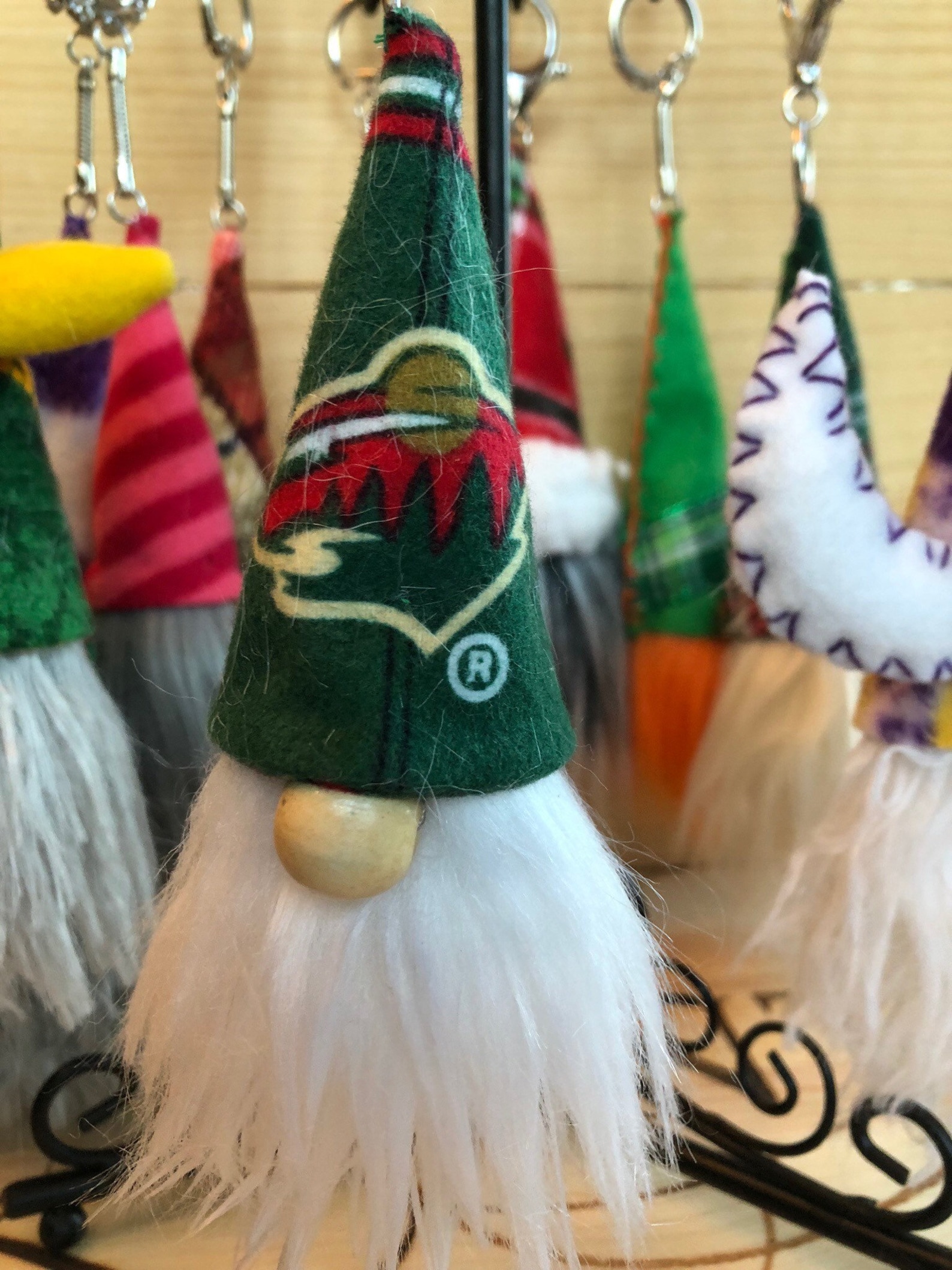 Minnesota Wild Gnome/nisse/Tomte Ornaments and Keychains | Etsy