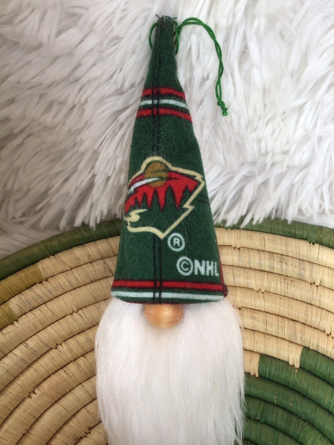 Minnesota Wild Gnome/nisse/Tomte Ornaments and Keychains | Etsy