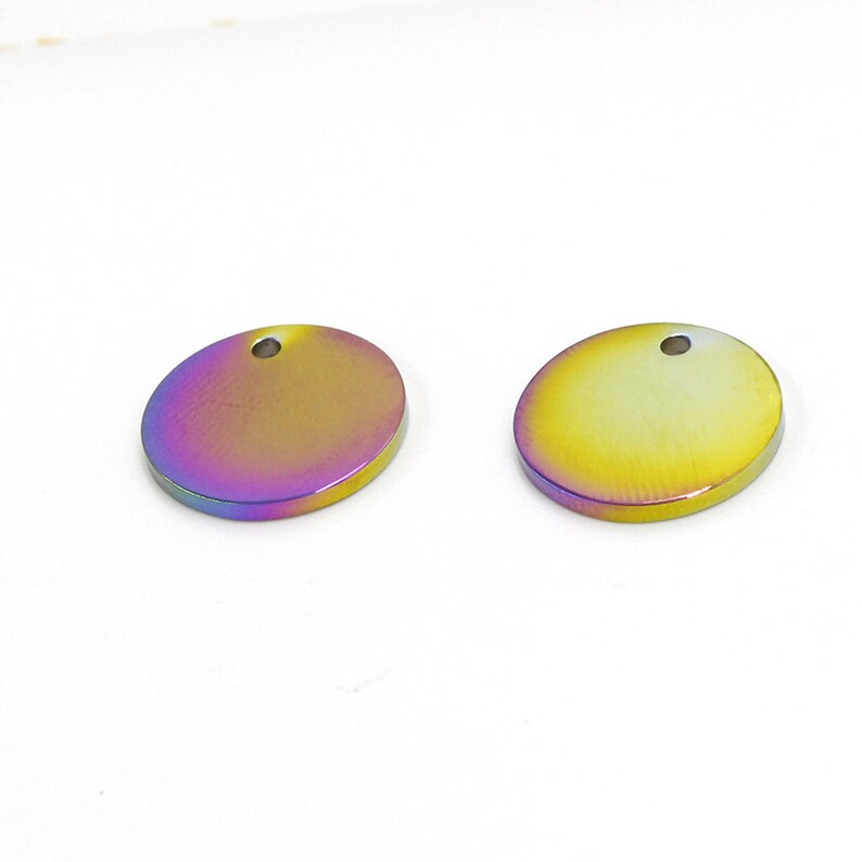 10pcs Stainless Steel Blank Stainless Steel Disc Stainless Etsy