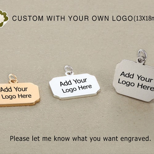20/50/100pcs25mmstainless Steel Jewelry Tag Custom Branding - Etsy