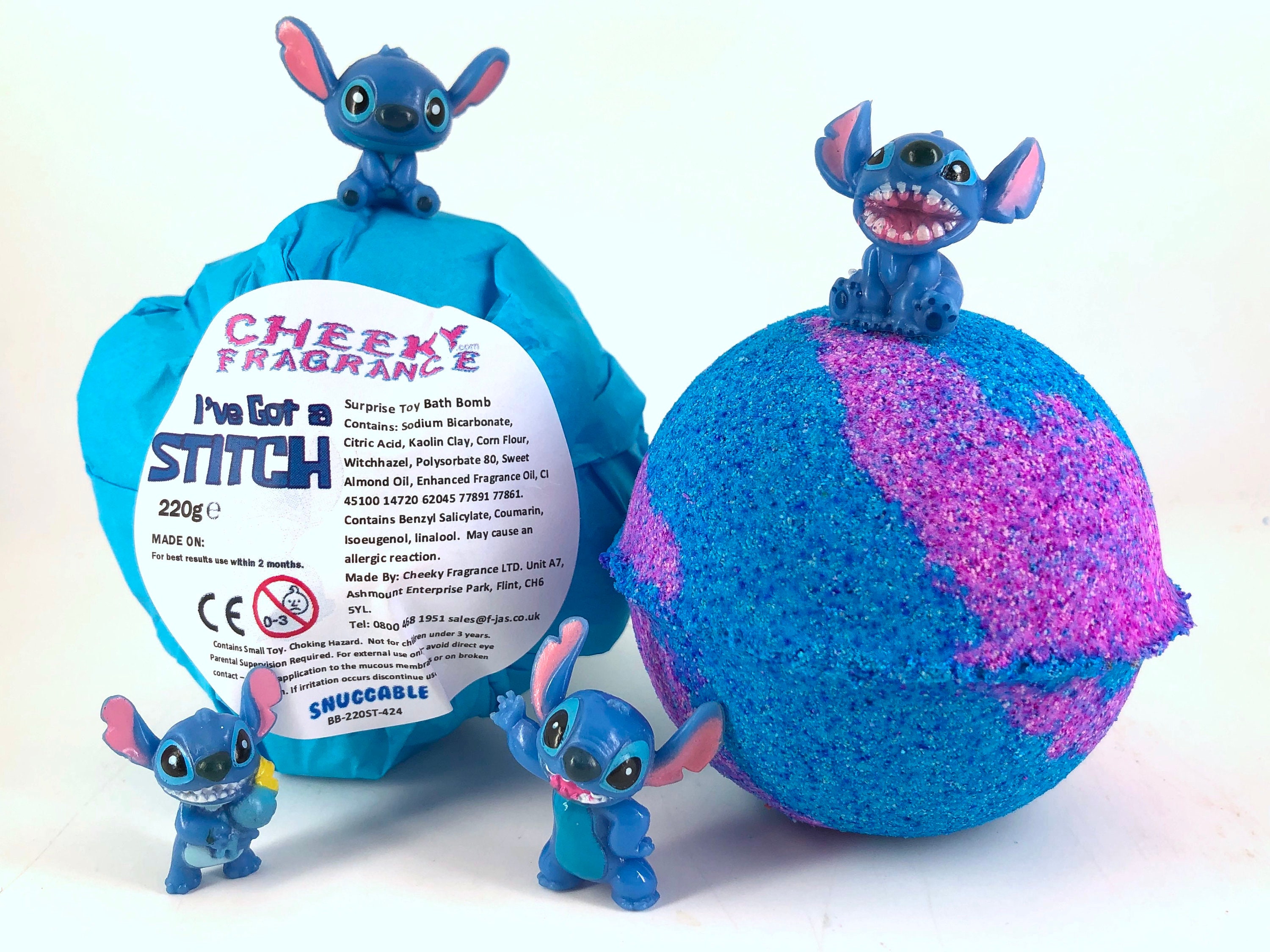 Surprise Toy STITCH Snuggable Scented Bath Bomb 220g | Etsy UK