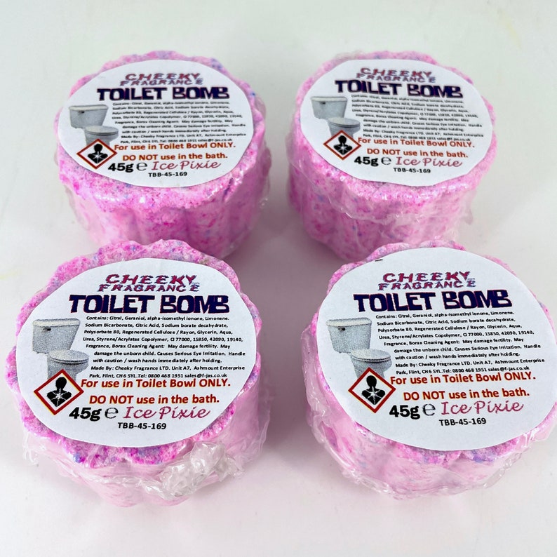 TOILET Bombs Pack of 4 CUSTOM SCENTED Etsy
