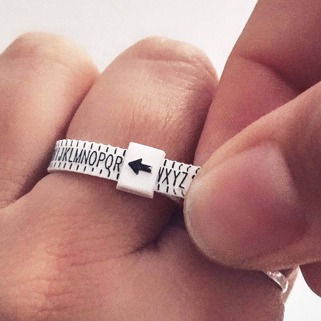 UK Ring Sizer Ring Size Gauge Adjustable Ring Sizer Etsy