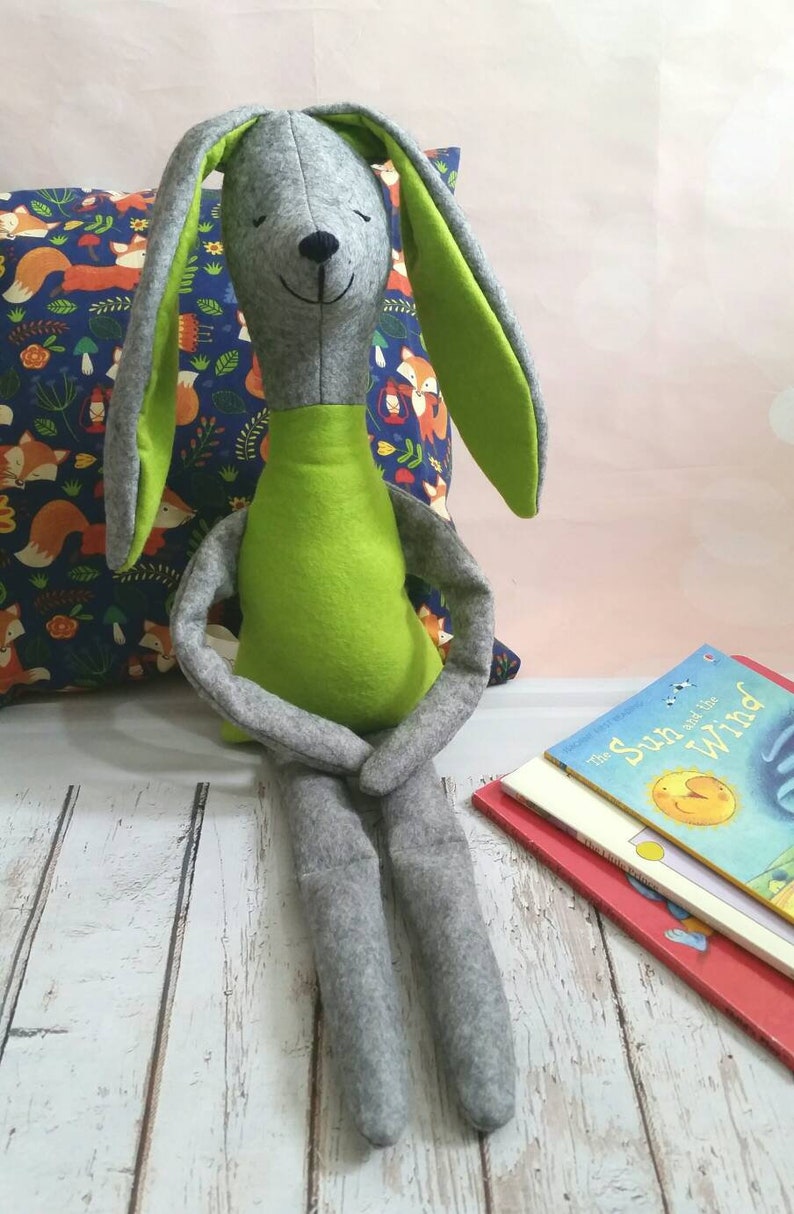 Stuffed animalweighted toyautistic toybunny plushie Etsy