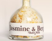 Jasmine Bergamott Milk Bath, Bath Milk, Bath Salt, Jasmine bath, Bath milk soak, Spa Gifts, Natural bath products, by Tage Sweden on Etsy