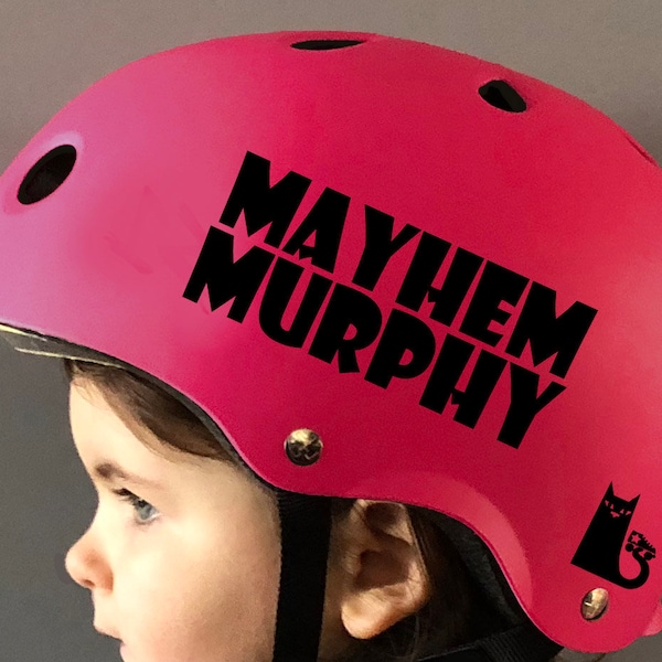 Custom Roller Derby Name Decal for Side of Helmet