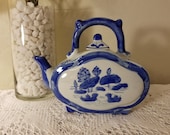 Asian oblong teapot
