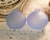 Cornflower stain glass bud vases