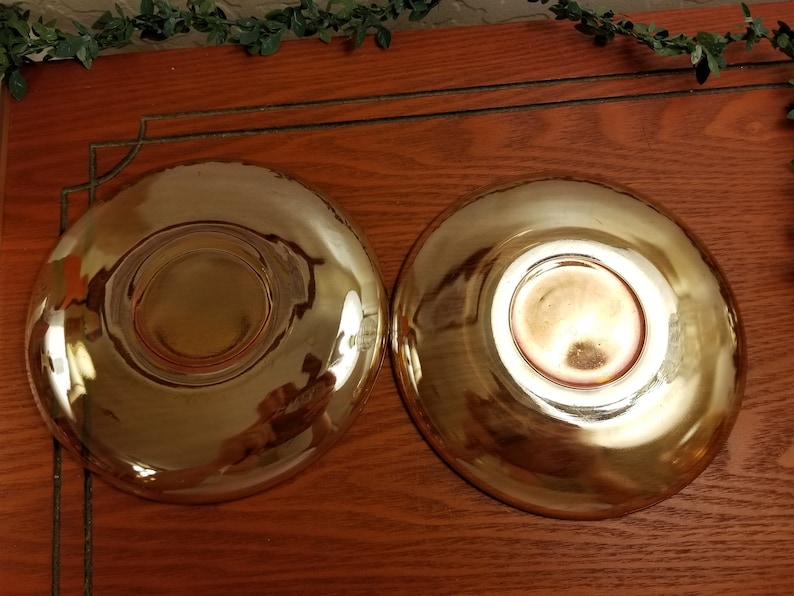 Jeanette marigold glass cups and saucers