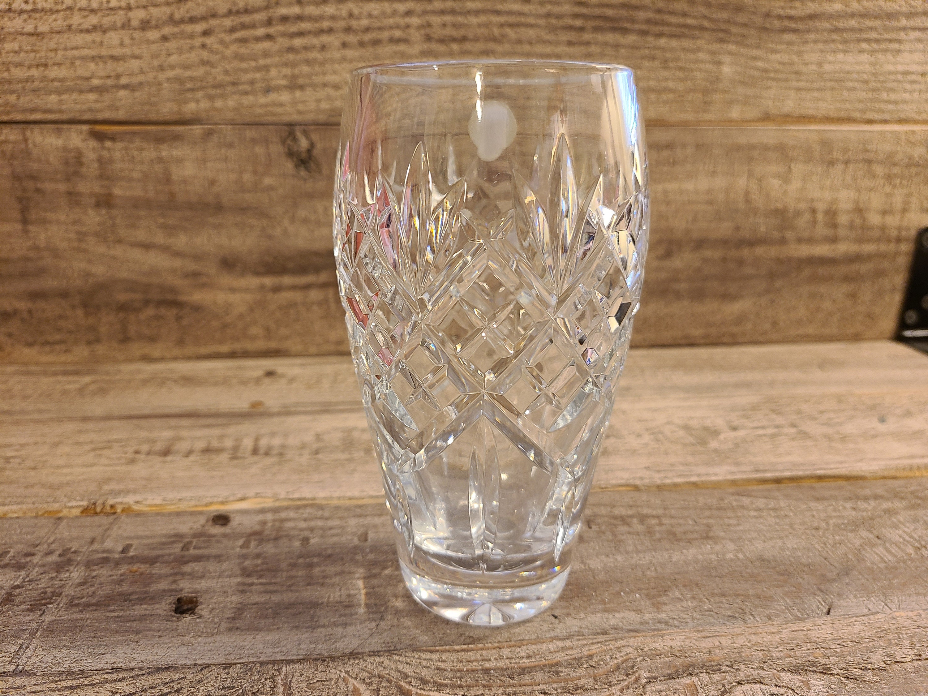 Waterford Hungary Nocturne lead crystal vase Etsy