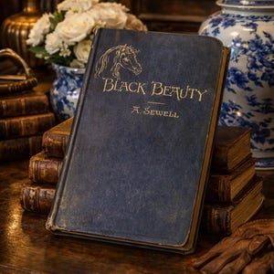 Antique "Black Beauty" Book – 1890 First Edition, Illustrated image 1