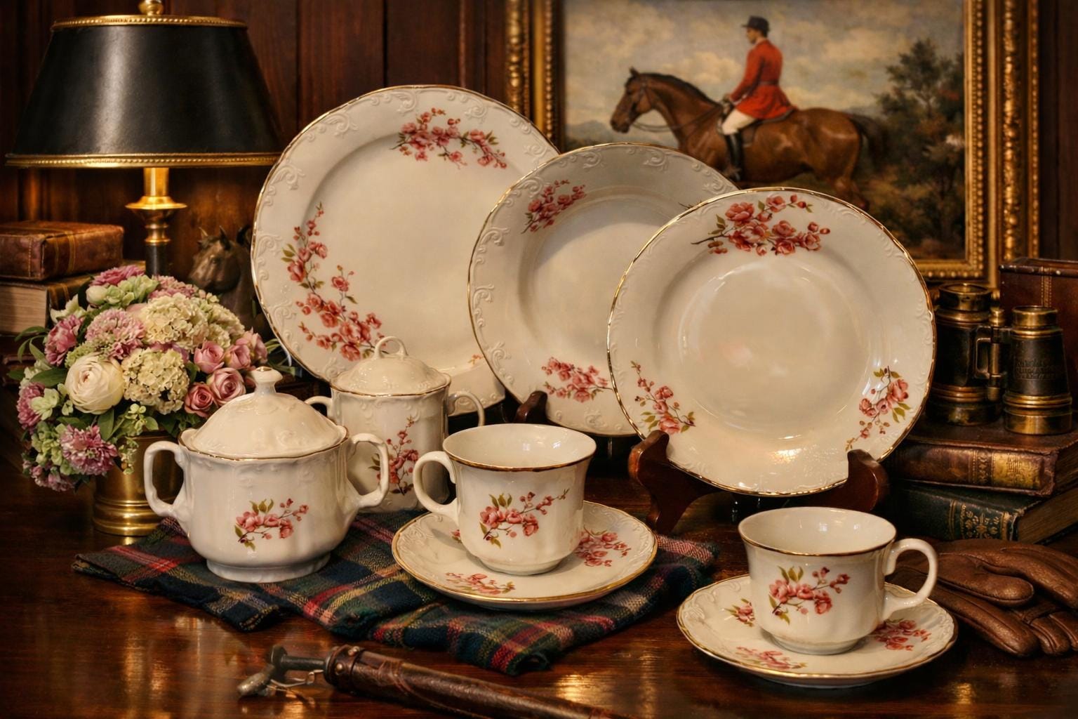 【希少】アンティーク ヨーロッパ調ヴィンテージ磁器ボウル　FINE CHINA 希少】アンティーク ヨーロッパ調ヴィンテージ磁器ボウル FINE CHINA