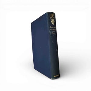 May include: A vintage hardcover book titled "Pastime Stories" by Page. The book has a dark blue cover with gold lettering and a floral design. The spine shows the title and author, with the publisher's name at the bottom. The book is in good condition.