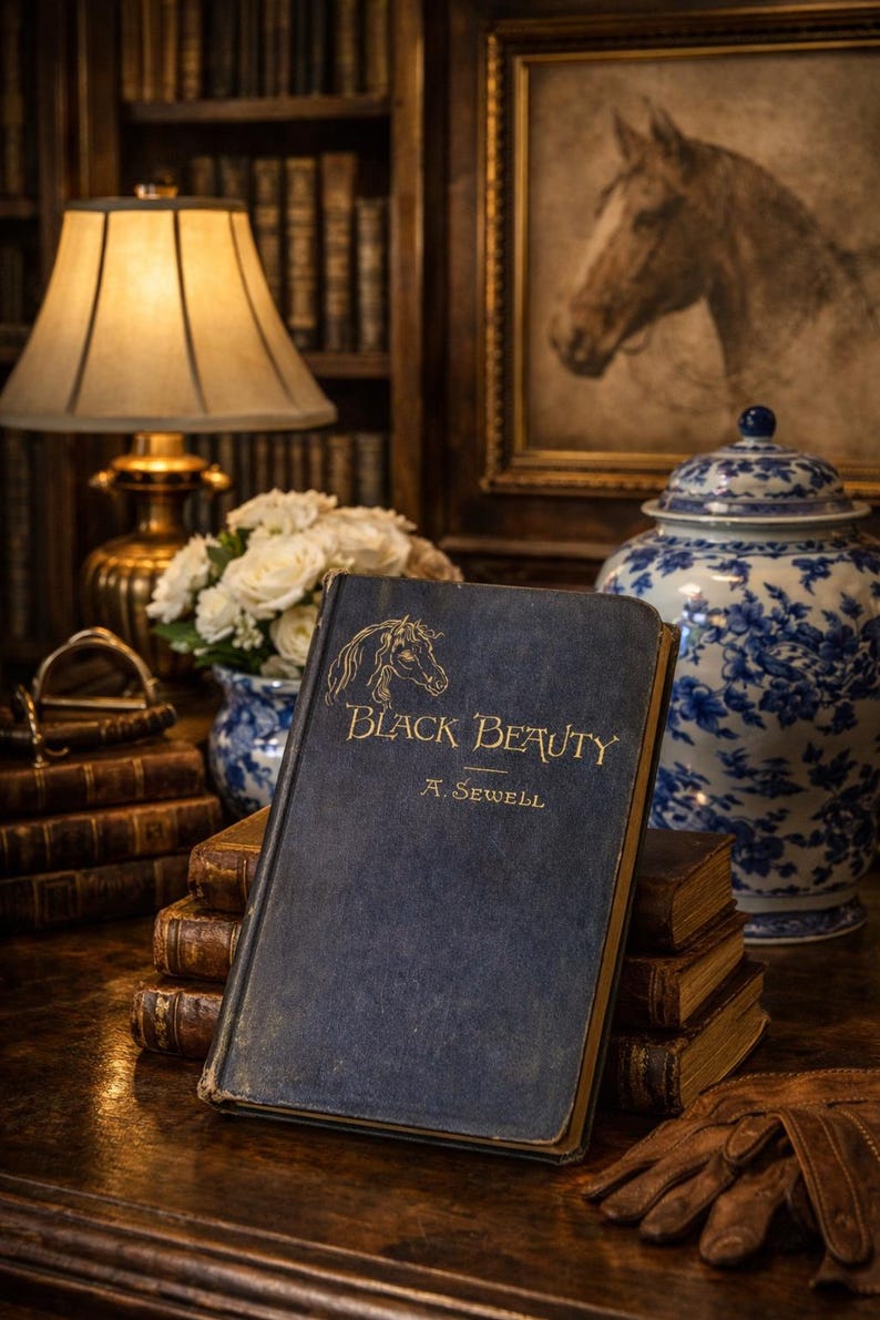 Antique "Black Beauty" Book – 1890 First Edition, Illustrated image 1