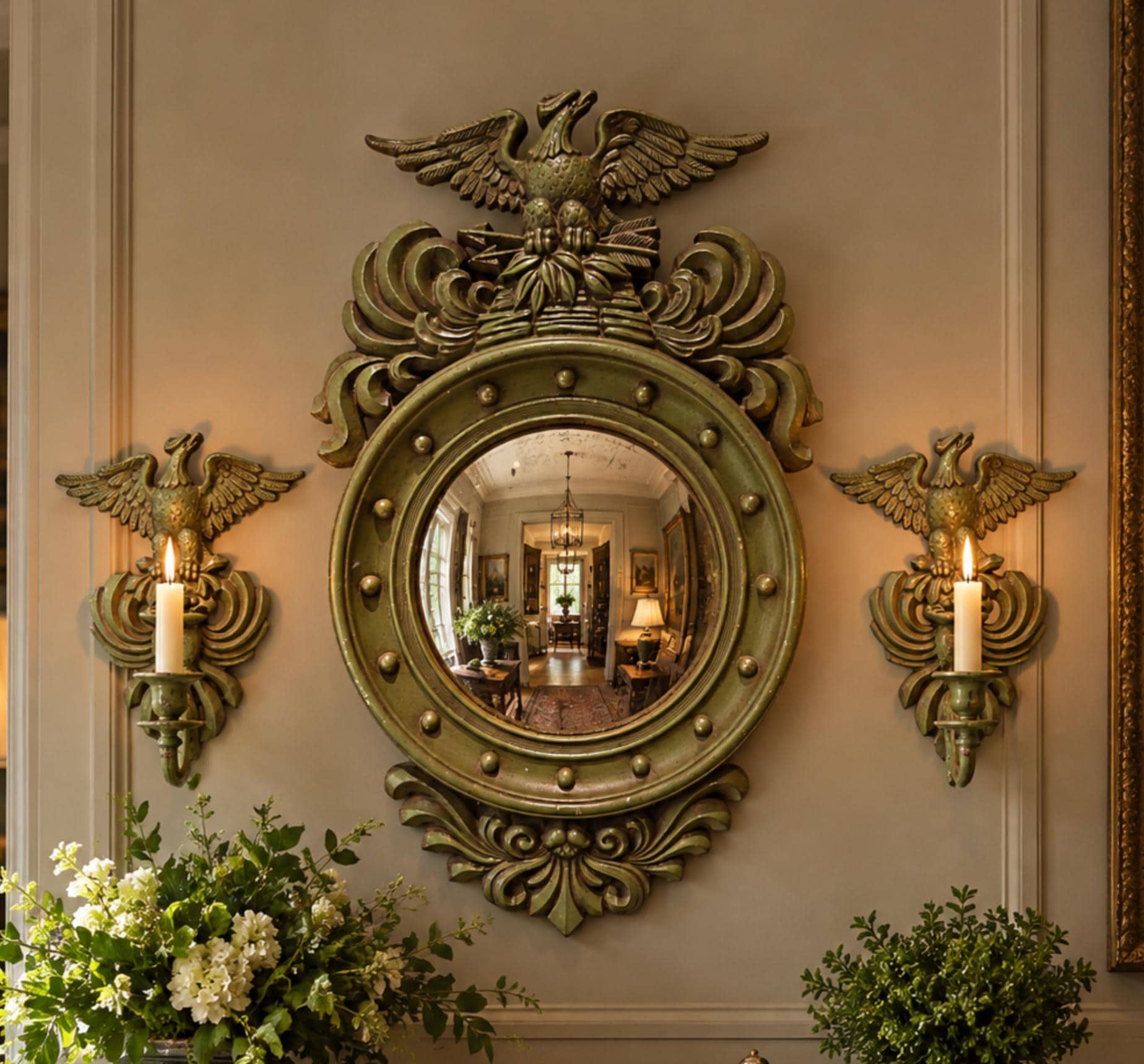 Antique Federal Mirror - Etsy