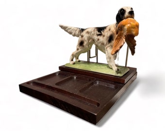 Vintage Spaniel Dog Valet Tray