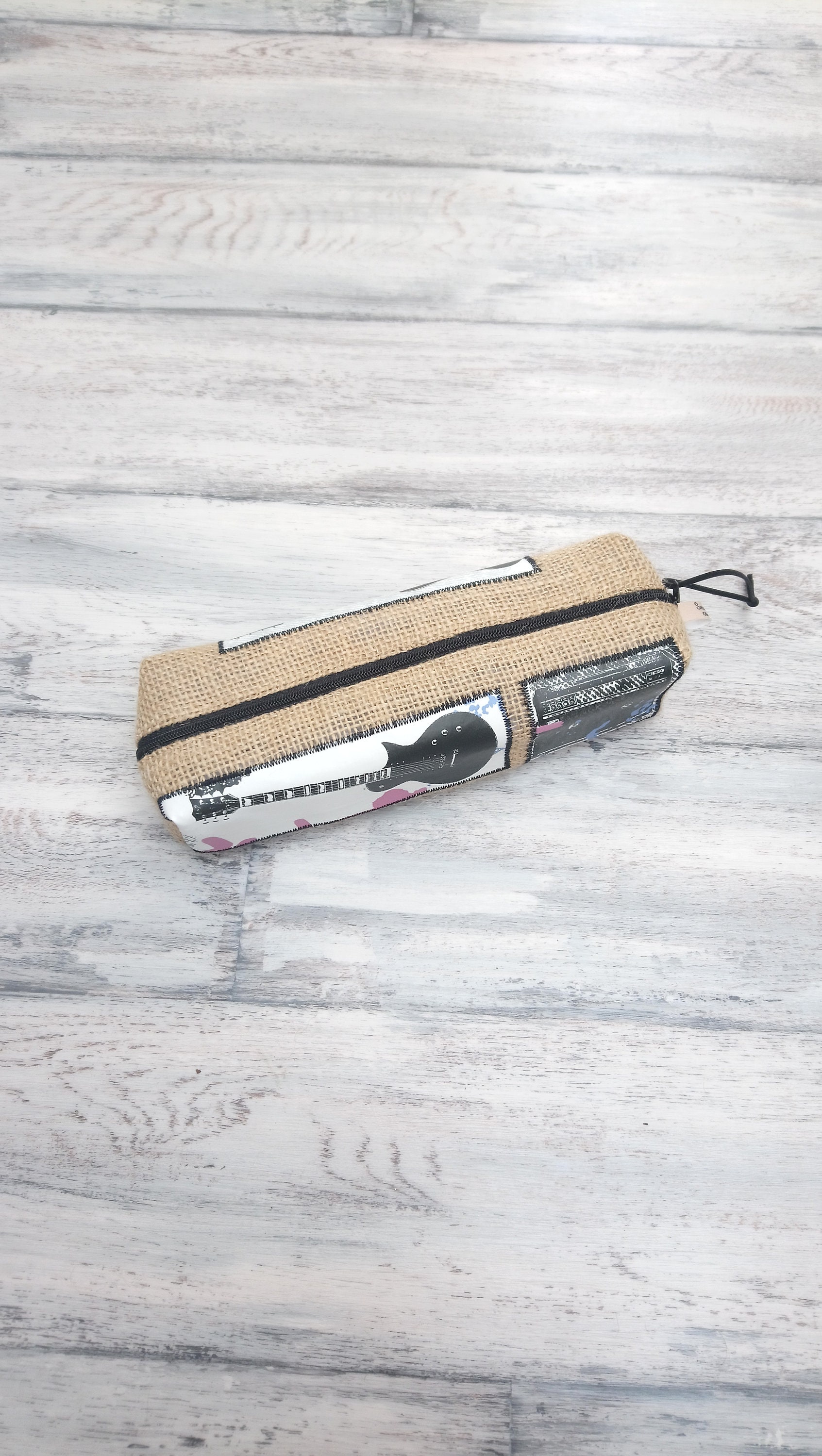 Trousse en Toile de Jute Pour Étudiant