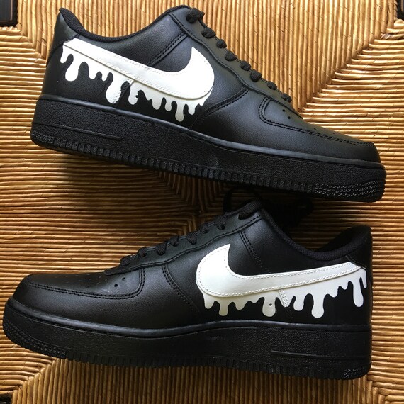 nike af1 dripping swoosh