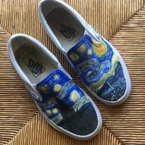 starry night shoes vans