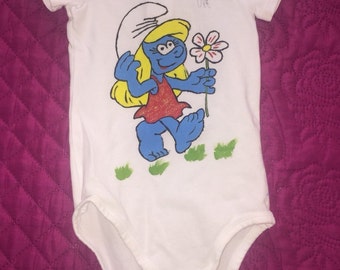 Baby hand painted clothes