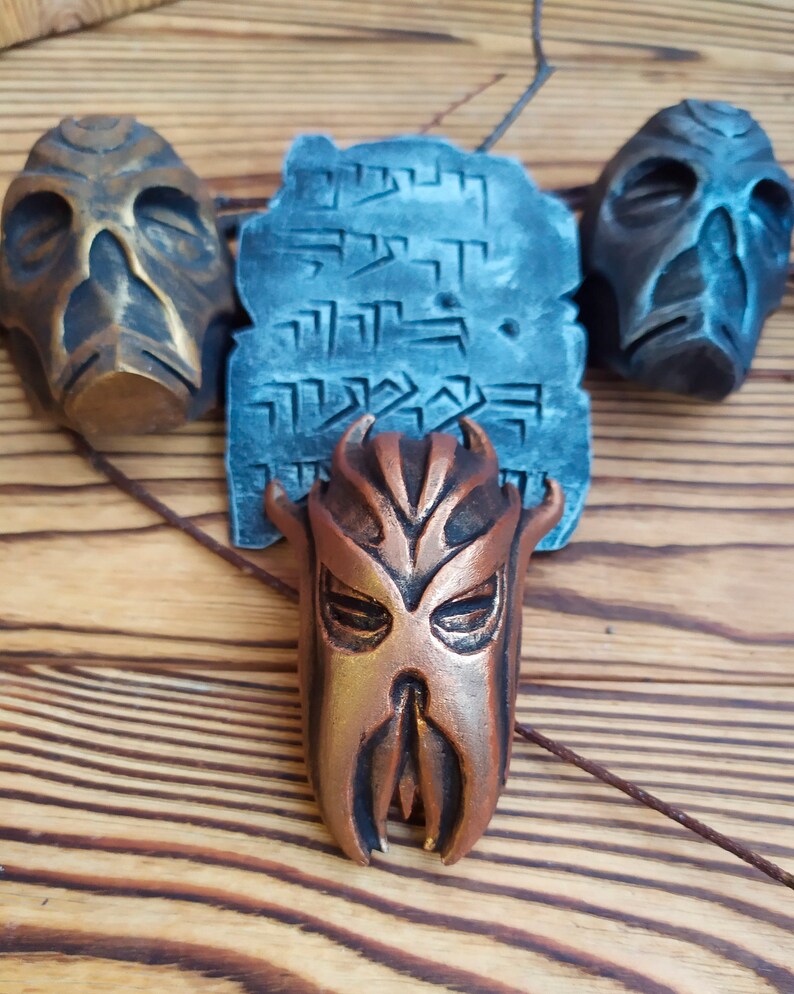 Miraak mask miniature TES The Elder Scrolls V: Skyrim