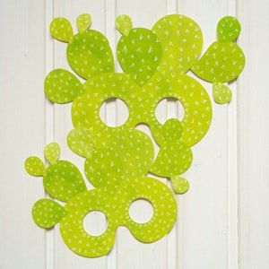 Set maschera cactus, taglia bambino e adulto, download istantaneo. Costume da cactus per bambini, maschera in maschera, maschere stampabili da cactus, maschera di Halloween.