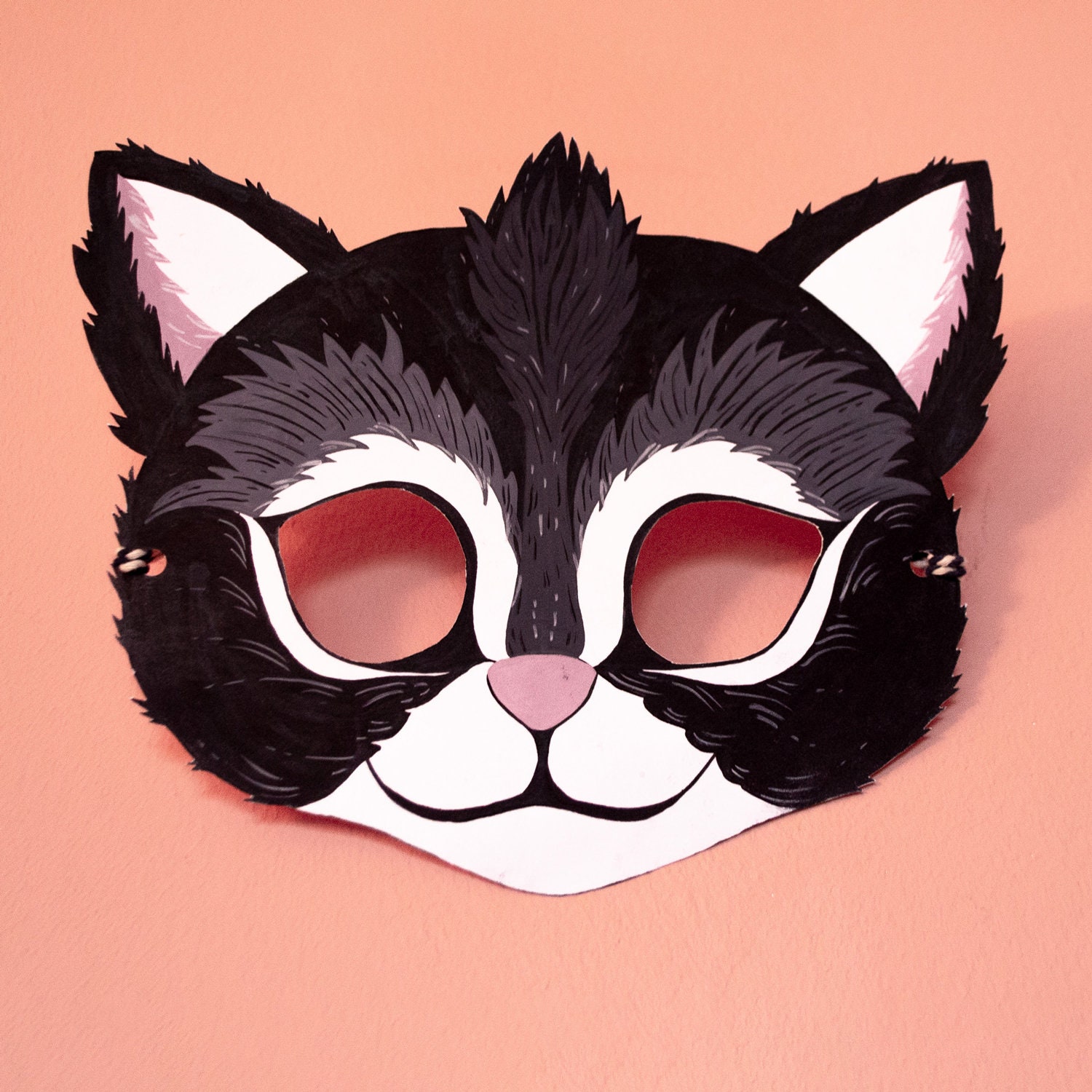 DIY Cat mask, Animal mask ideas for kids