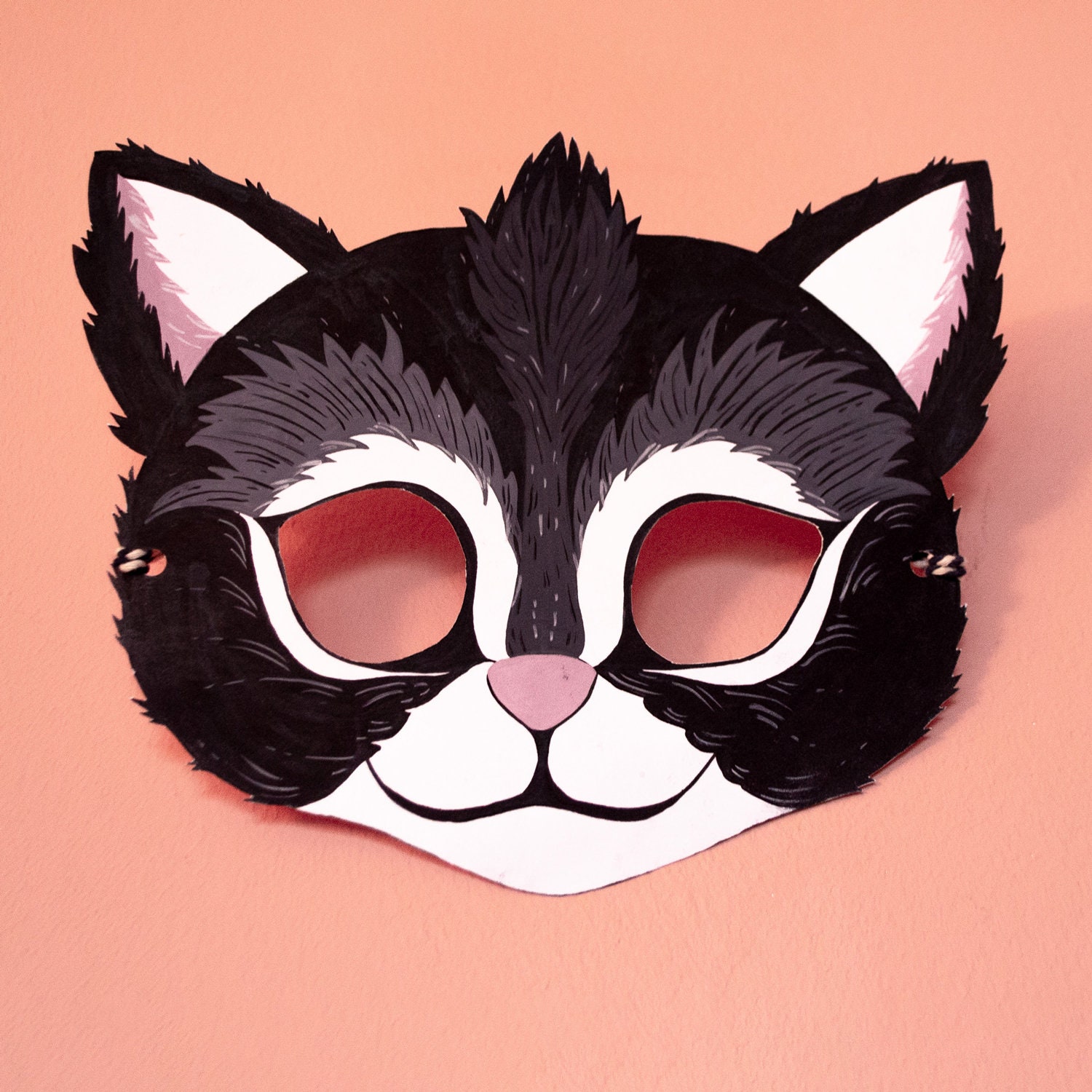 Printable Cat and Mouse Masks  Cat mask diy, Mouse mask, Cat costume kids