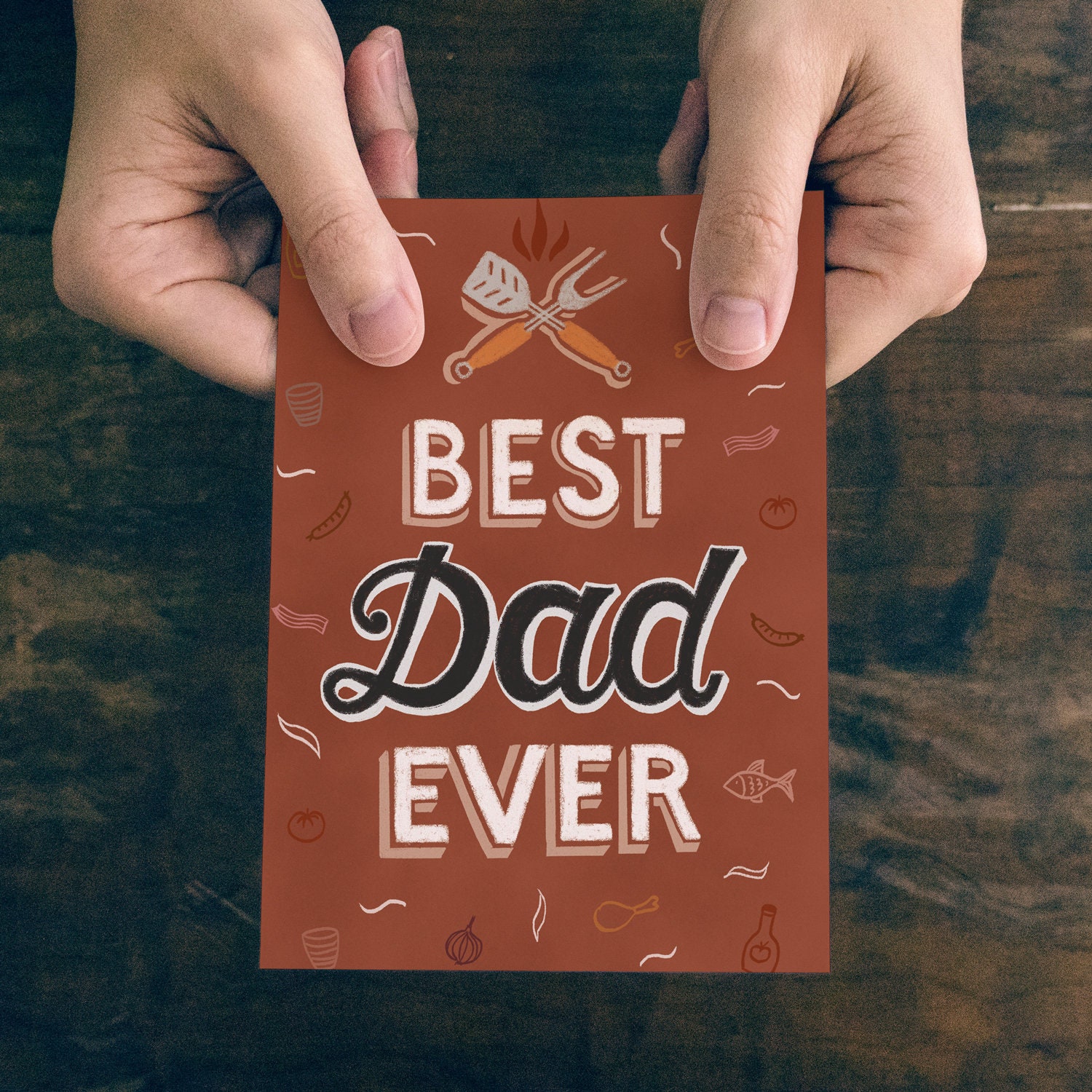 Printable Fathers Day Card From Daughter. Fathers Day Grilling, Fathers ...