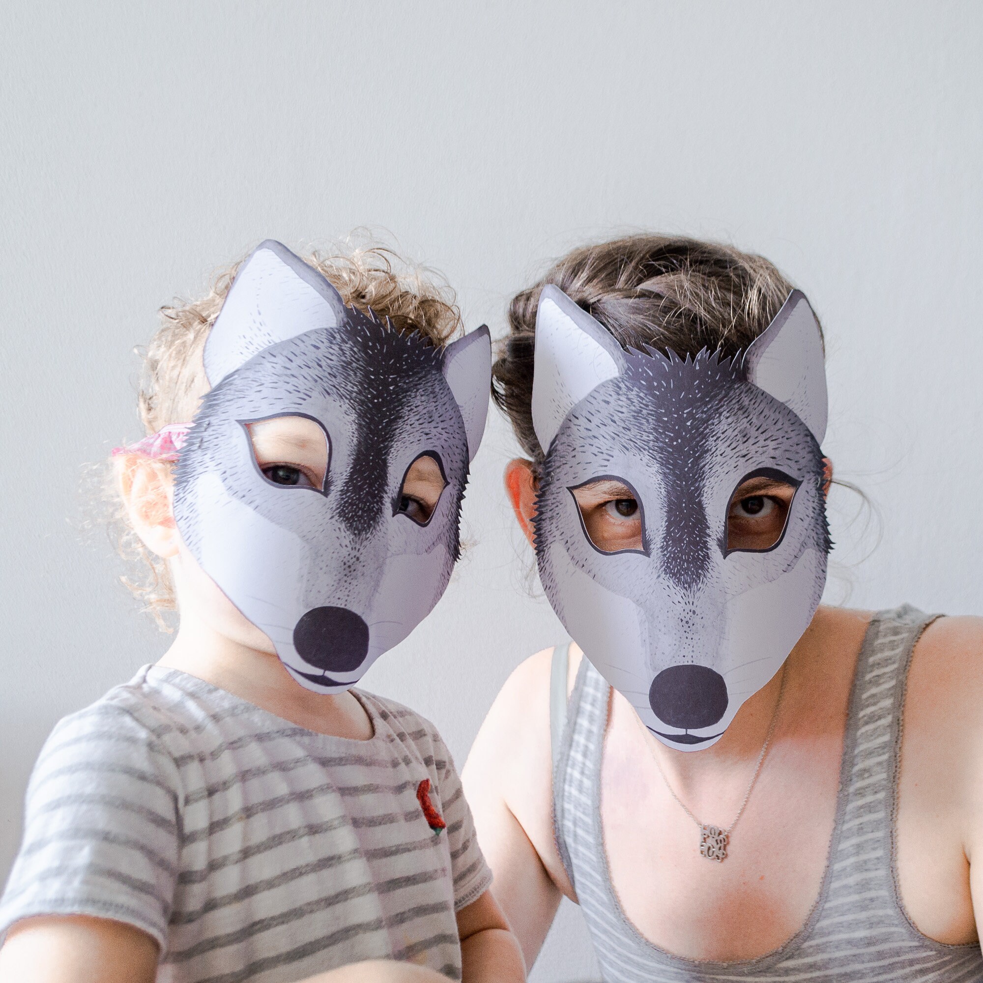 Printable wolf mask - holypasa