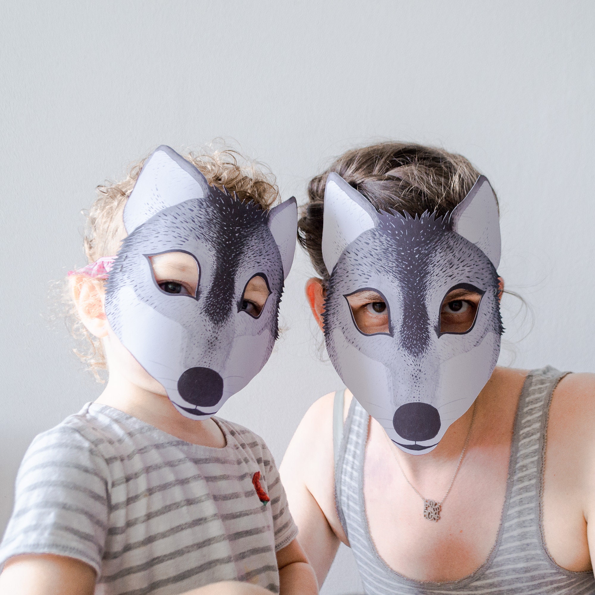 Printable Wolf Mask Holypasa