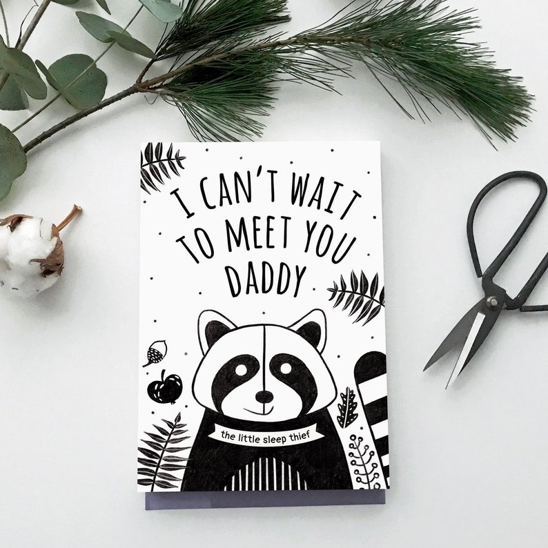 First father's day card, printable father's day gift from wife. Funny father's day card from kids, card from bump, new dad gift. image 1