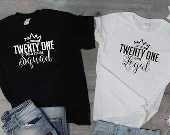 birthday 21st shirt items