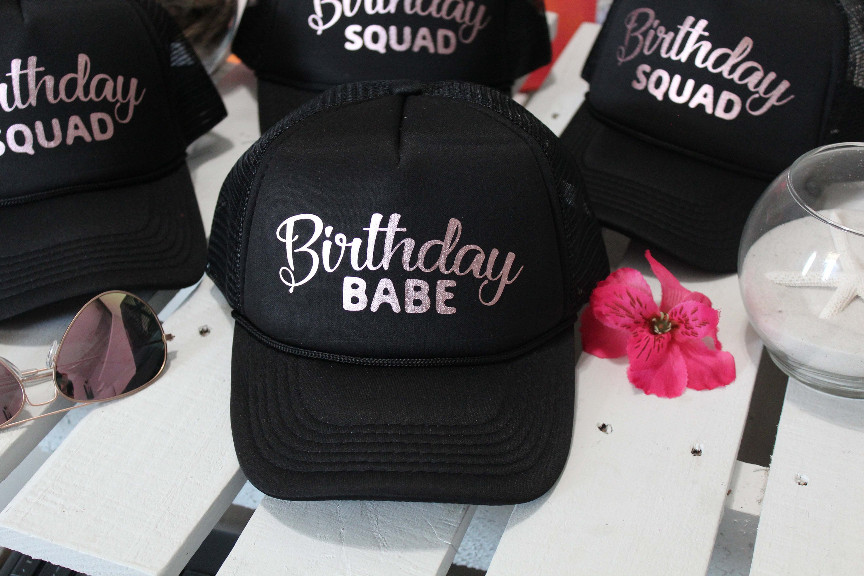 birthday trucker hat