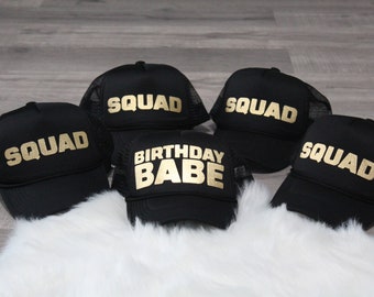 Birthday Trucker Hat: 21st Birthday Gift, Personalized Hats