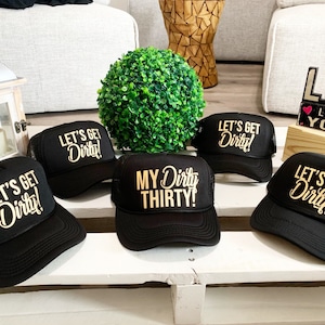 30TH BIRTHDAY, Hats, CUSTOM, BIRTHDAY, Hat, 30th Birthday Gift, 30th Birthday Hat, Birthday Hats Women, Hats, Birthday, Hats, Custom Hats,30