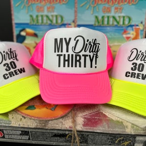 30th Birthday, 30th Birthday Gift for her, 30th Birthday Party, 30th Birthday Hat, Pool Party Hat, 30th Birthday 30th Birthday Hat,Birthday