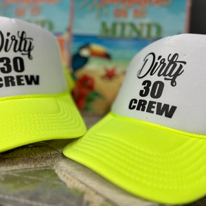 30th Birthday, 30th Birthday Gift for her, 30th Birthday Party, 30th Birthday Hat, Pool Party Hat, 30th Birthday 30th Birthday Hat,Birthday