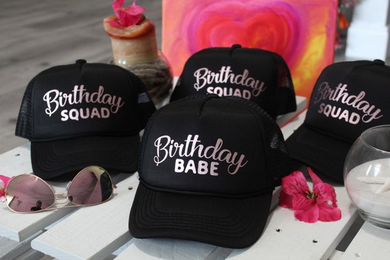 birthday trucker hat