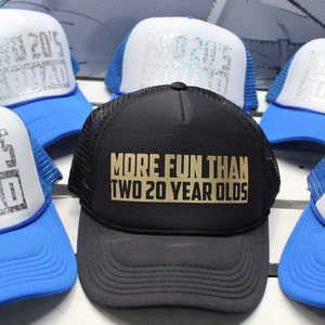 Birthday Trucker Hat, 40th Birthday Hat, 40th Birthday Hat for Her, Birthday 40th Trucker Hat, 50th Birthday Hat for her 50th Birthday, 40