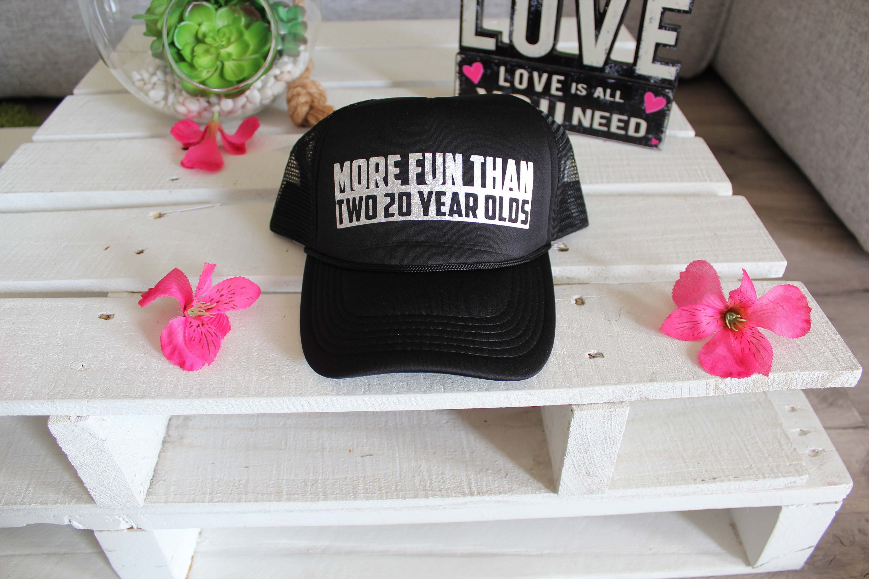 Smity 106 I Heart Girls Trucker Cap Trucker Hat