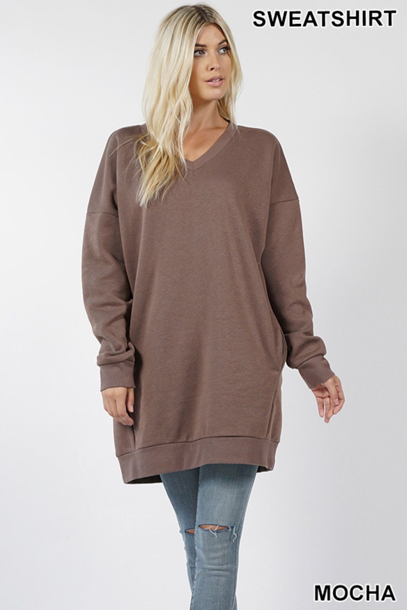 zenana outfitters sweatshirt dress