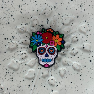 Day of the Dead Lady PVC Focal Bead