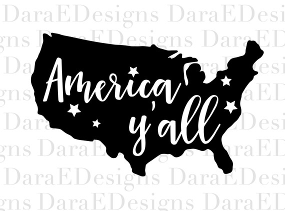 Download America Y All Svg Cut File Usa Patriotic Svg For Silhouette And Cricut